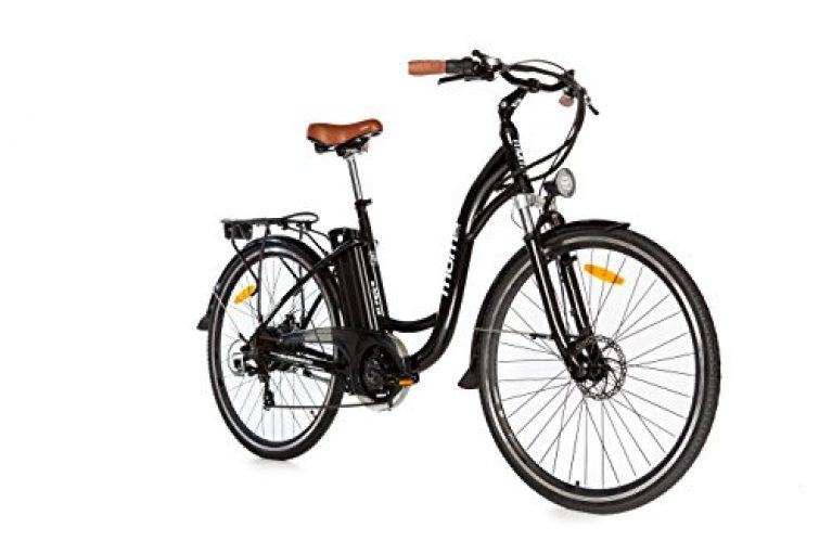 Moma Bikes Bicicleta Electrica, Urbana EBIKE-28 ", Alu. SHIMANO 7V ...